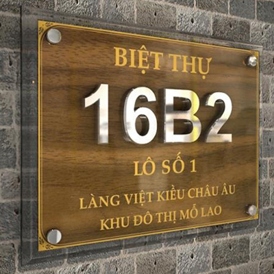 BIỂN SỐ NHÀ, PHÒNG BAN, CHỨC DANH