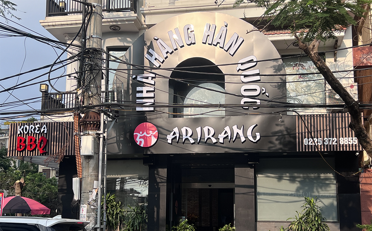 Tranh điện siêu sáng - Nhà hàng Hàn Quốc ARIRANG