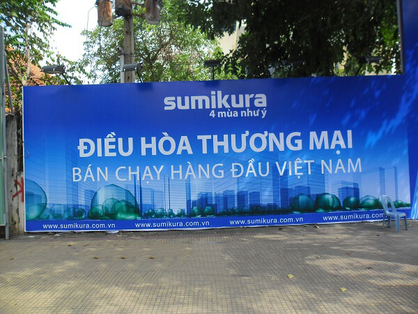Biển bạt khổ lớn Hiflex điều hoà Sumikura