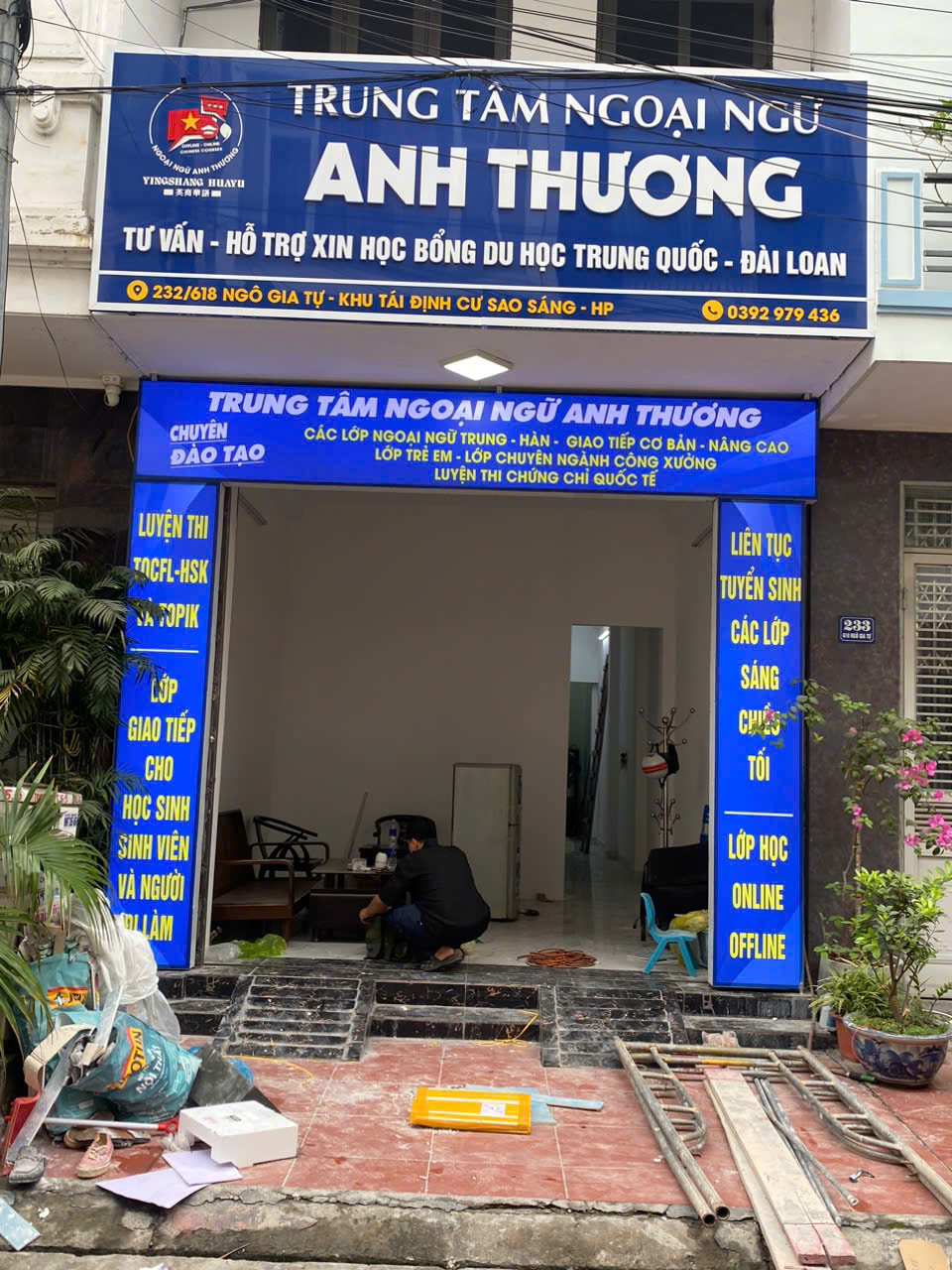 Biển Bạt 3M Trung tâm Ngoại Ngữ