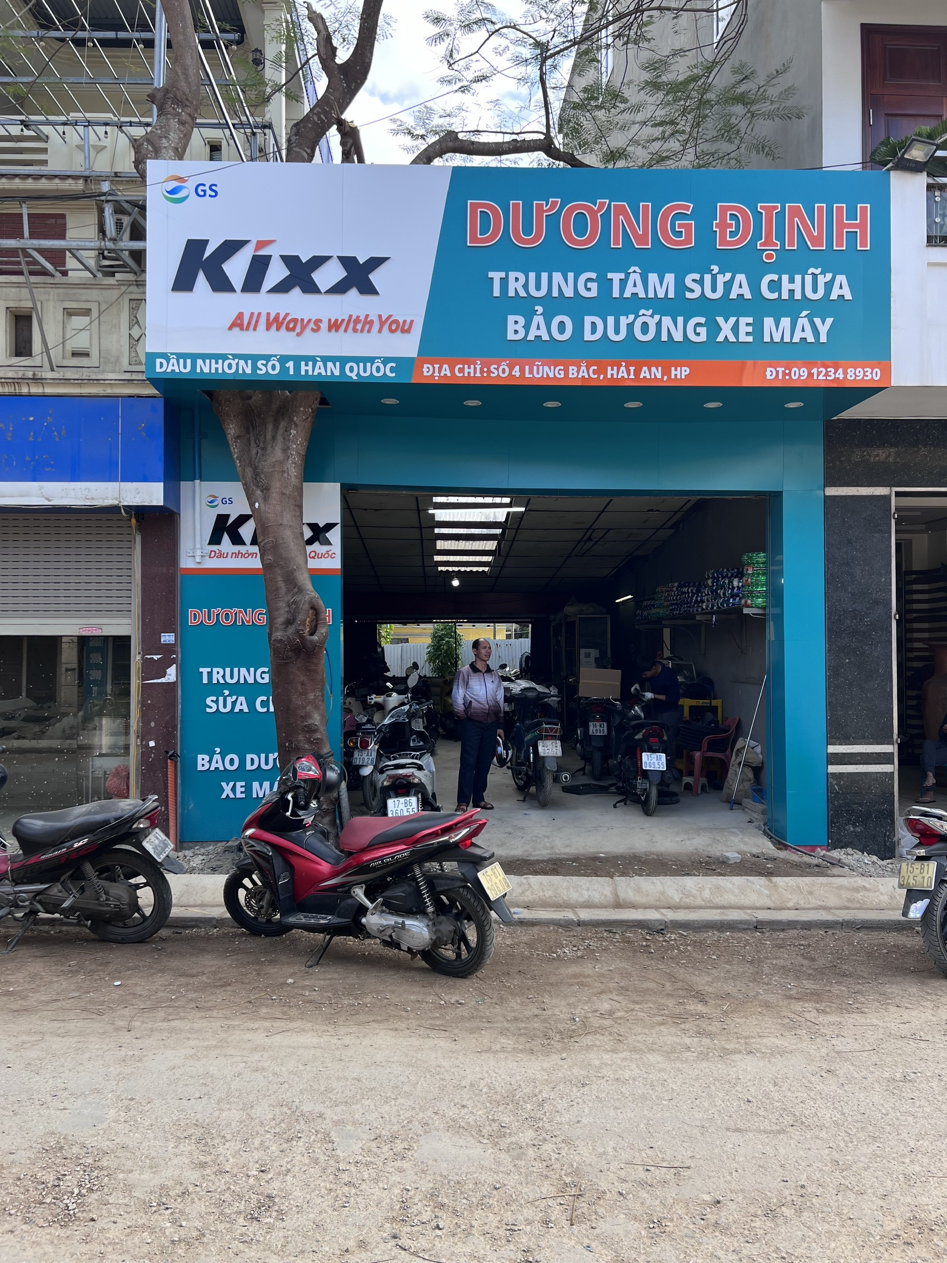 BIỂN BẠT 3M KIXX – TRUNG TÂM SỬA CHỮA DƯƠNG ĐỊNH