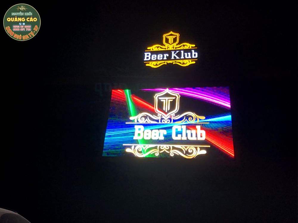 Màn hình Led đẹp tại Beer Klub - Quảng cáo Nguyên Khôi