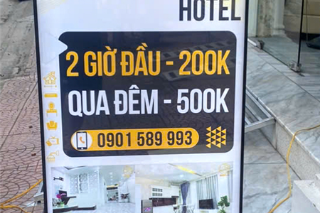 Tranh điện siêu sáng - Golden Sea Hotel