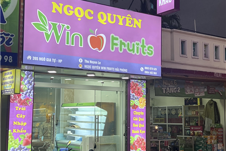 Biển bạt 3M  Ngọc Quyên Win Fruits